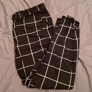Marine layer windowpane checkered pants